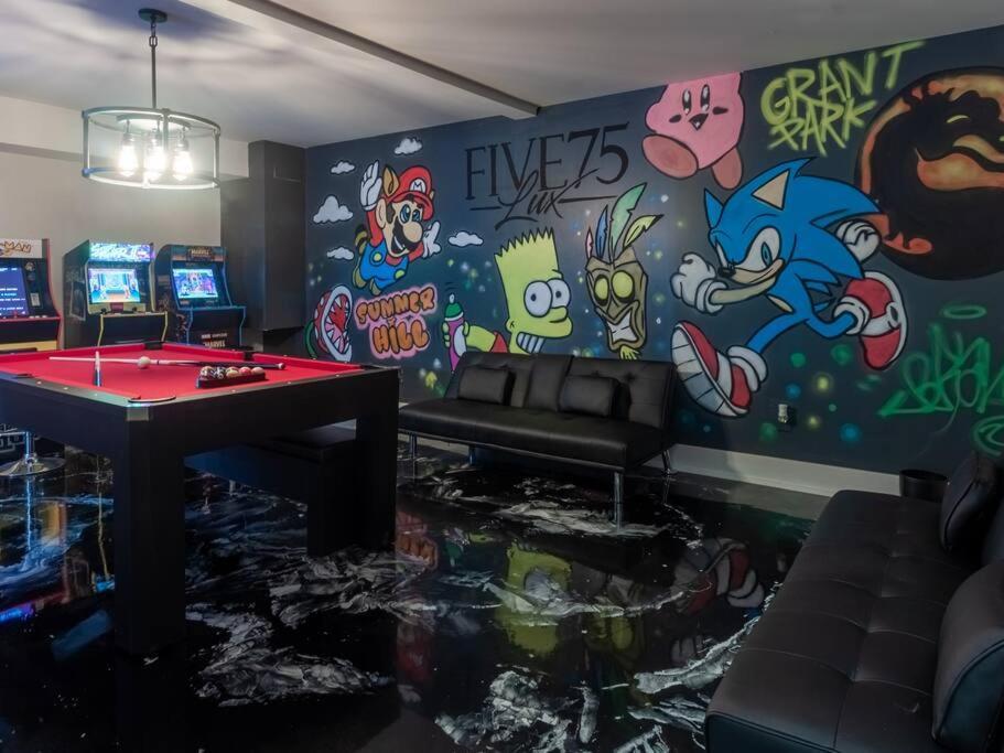 Five75Lux Atl King Bed & Game Room Downtown アトランタ エクステリア 写真
